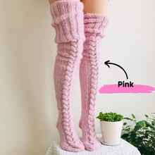 Lade das Bild in den Galerie-Viewer, Kuschelige Overknee Socken