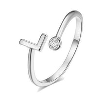 Lade das Bild in den Galerie-Viewer, Letter Ring 925 Silber
